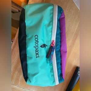 Cotopaxi Teal and Purple Waist Pack